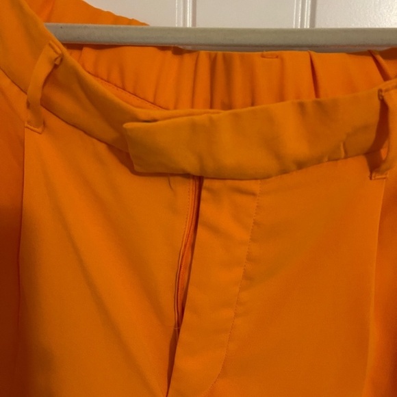 Silky a new day High-rise EXTRA Wide-leg Trousers ORANGE Women’s Sz 17 flowing - Picture 8 of 16
